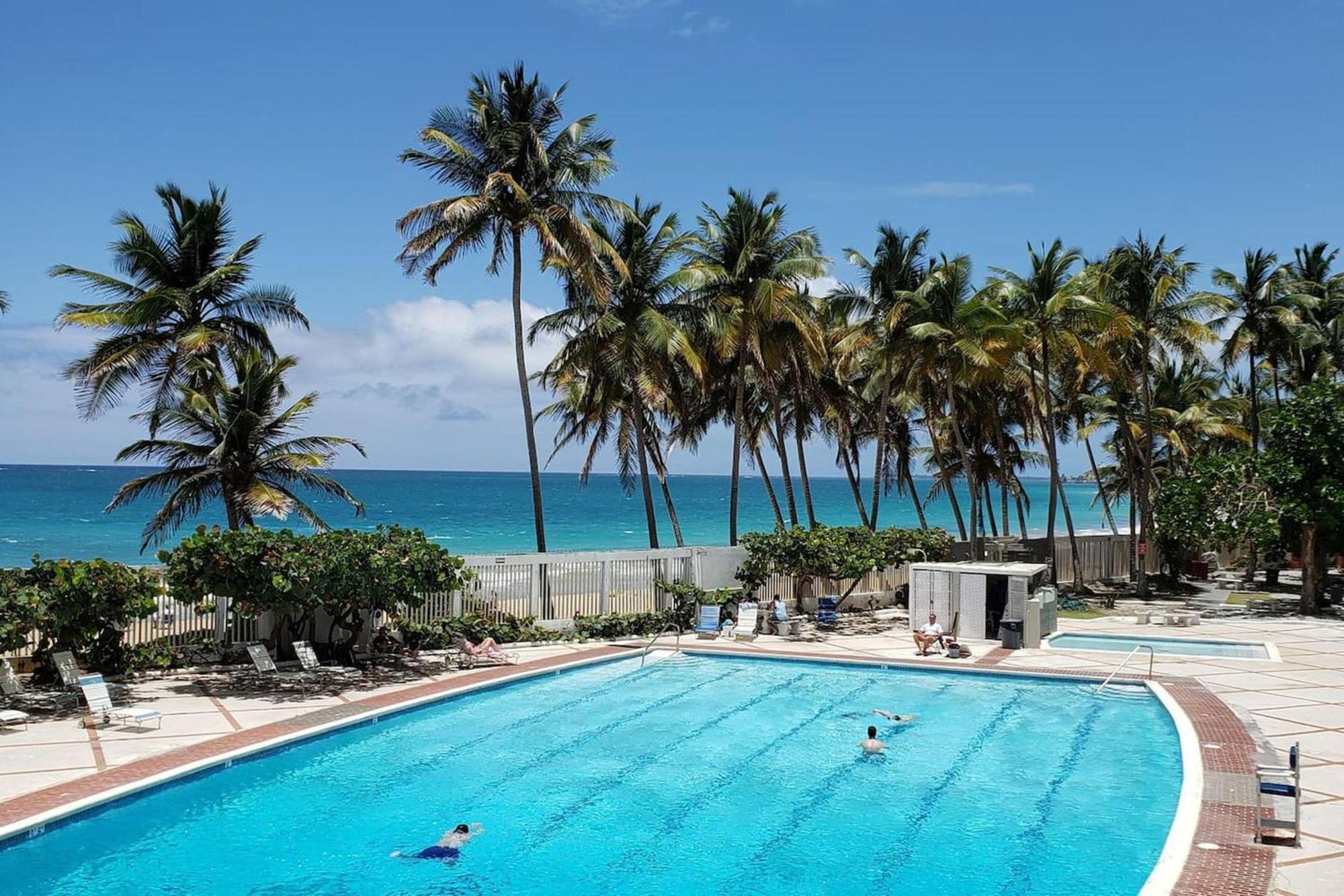 Kasa Las Palmas Ocean View Beachfront Condo Pool San Juan Exterior foto
